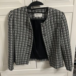 Babaton Plaid gingham blazer size 2